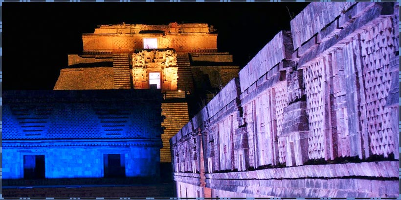 Espectáculo Nocturno Uxmal | Luz y Sonido en Uxmal Yucatán